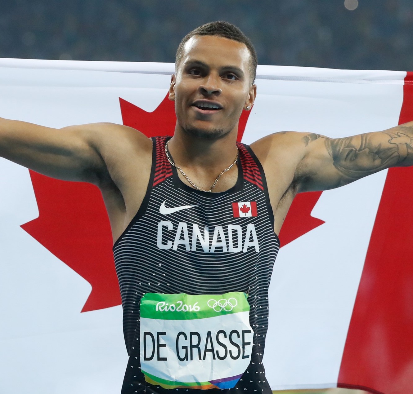 Andre De Grasse Canada S Andre De Grasse Wins Gold In Men S 100m At Pan Am Nov 10 1994